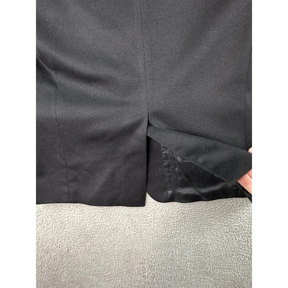 VTG Polo University Ralph Lauren Blazer Jacket 43R Black Cashmere Preppy